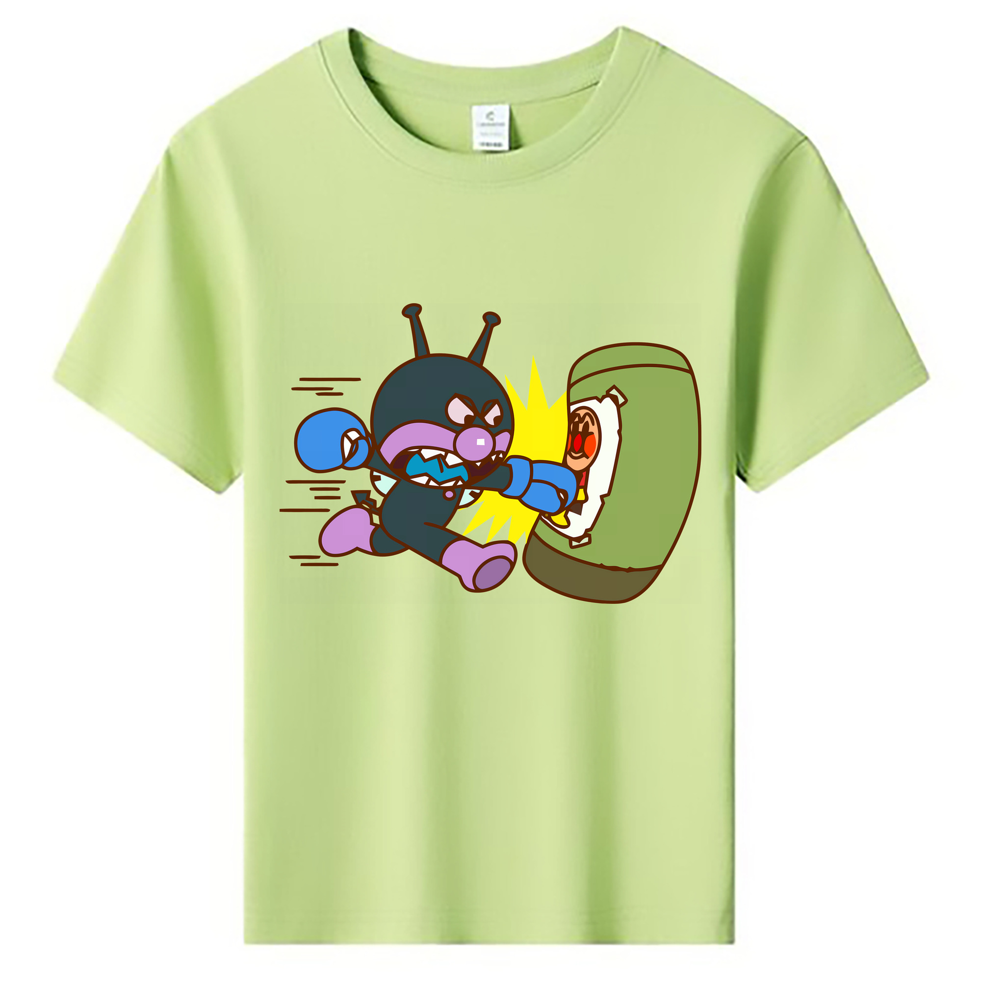 （画像用） アンパンマン Anpanman 綿100％キッズTシャツ（フロントプリント）